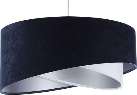 Lumes Lampa wisząca Granatowo-srebrna lampa wisząca nad stół - EX995-Rema (E14844060090)