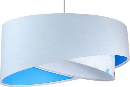 Lumes Lampa wisząca Biało-niebieska lampa wisząca dla dziecka - EXX09-Masza (E14913060114)