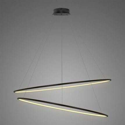 Altavola Design Lampa wisząca Nowoczesna lampa wisząca LED czarna Altavola Ledowe okręgi okręgi LED LA074/P_120_in_3k_black_dimm (LA074P_120_IN_3K_BLA