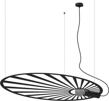 Lumes Lampa wisząca Czarna modernistyczna lampa wisząca - EX596-Lehdes (E13295TH001CZ)