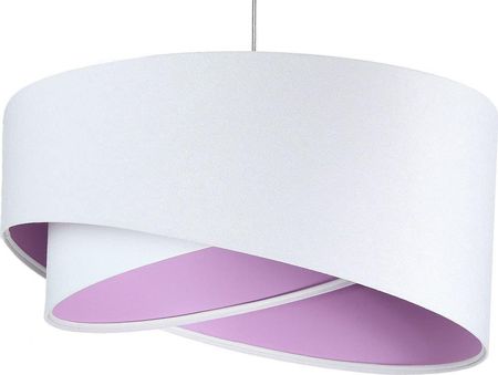 Lumes Lampa wisząca Biało-liliowa asymetryczna lampa wisząca - EX990-Rezi (E14817060064)