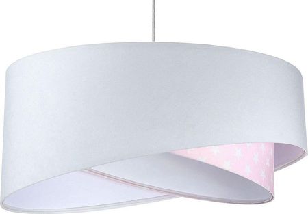 Lumes Lampa wisząca Biało-różowa lampa wisząca z wzorem - EX1000-Felisa (E14873060108)