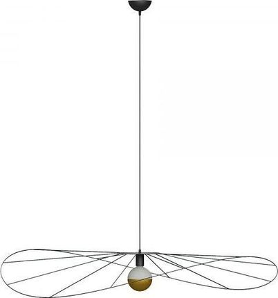 Lumes Lampa wisząca Czarna industrialna lampa wisząca 70 cm - EX599-Eskolo (E13428TH010)