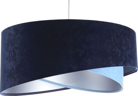 Lumes Lampa wisząca Granatowo-srebrna asymetryczna lampa wisząca - EX994-Lorisa (E14841060087)