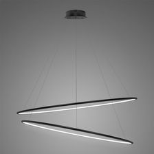 Altavola Design Lampa wisząca Nowoczesna lampa wisząca LED do pokoju dziennego Altavola okręgi LED LA074/P_120_in_4k_black (LA074P_120_IN_4K_BLACK)