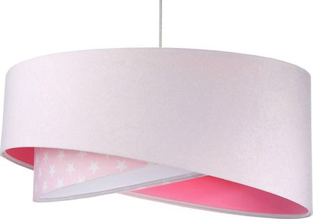 Lumes Lampa wisząca Różowa lampa wisząca welurowa - EXX01-Nilva (E14875060109)