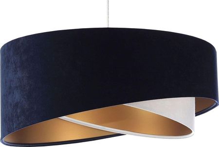 Lumes Lampa wisząca Granatowo-złota lampa wisząca nad stół - EX995-Rema (E14845060091)