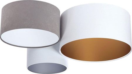 Lumes Lampa sufitowa Biało-szary designerski plafon sufitowy - EXX43-Roder (E1511908003012)