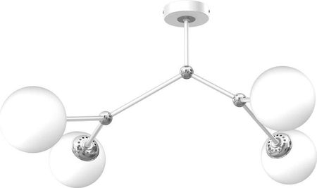 Milagro Lampa sufitowa Lampa podsufitowa LED Ready biała do jadalni (MLP7533)