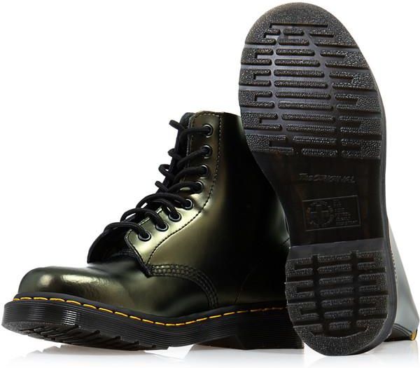 Dr.Martens 1460 パスカル　ゴールド Dr Martens 1460 Pascal Metallic Leather Boots Chroma Gold