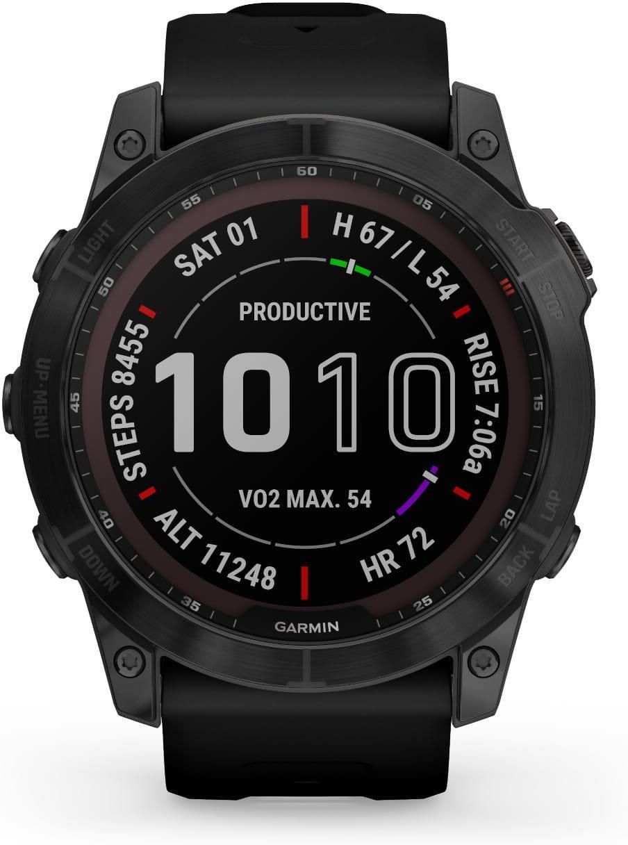 Garmin Fenix 7x pro sapphire solar titane carbon gray