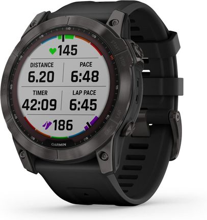 Garmin Fenix 7X Sapphire Solar Czarny Tytan (0100254123
