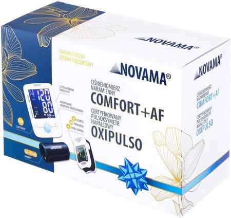 NOVAMA COMFORT+ AF Ciśnieniomierz + OXIPULSO pulsoksymetr diagnostyczny zestaw