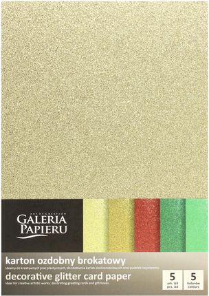 Galeria Papieru Karton A4 Brokat Mix/01 210G Argo (5)