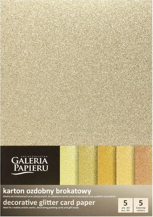 Galeria Papieru Karton A4 Brokat Mix/02 210G Argo (5)