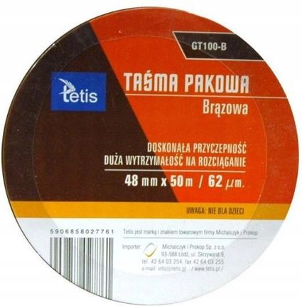 Nd17 Sz 51090 Taśma Pakowa Brązowa 48Mmx50M