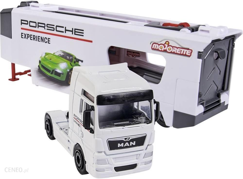 Majorette Model Ciężarówki Man Tgx Truck Porsche Experience+ 2 Cars