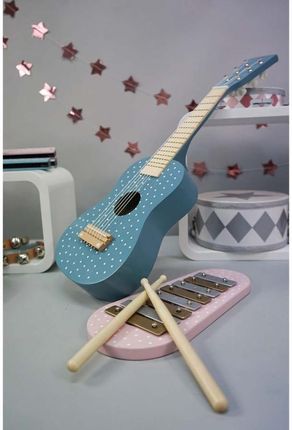 Jabadabado Drewniana gitara niebieska (M14099)