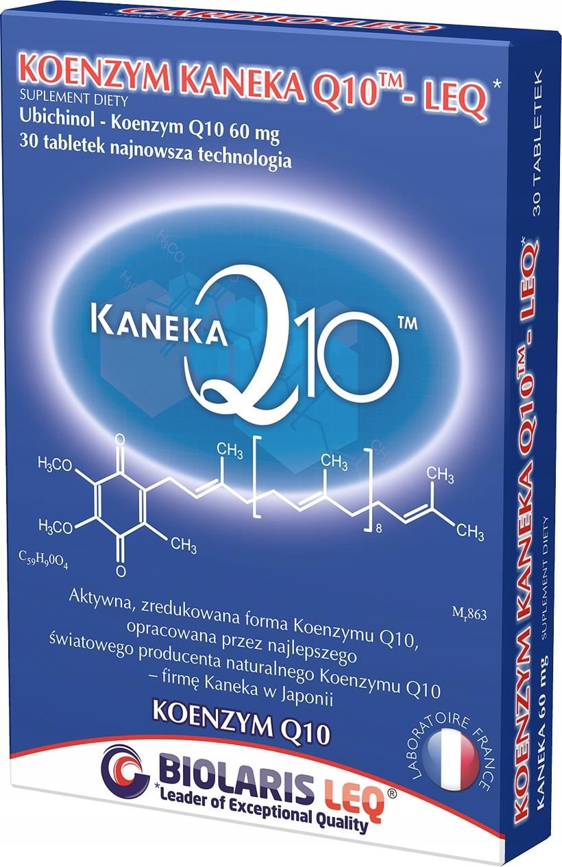 KOENZYM Q10LEQ KANEKA 60 mg 30 tabl. Opinie i ceny na Ceneo.pl