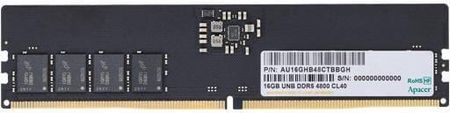 Pamięć RAM Apacer DDR5, 16 GB, 4800MHz, CL40 (FL.16G2A.PTH)