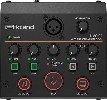 Roland UVC-02 | Web Presentation Dock Karta przechwytująca grabber HDMI USB 3.0, interfejs audio XLR