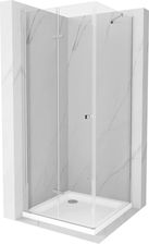 Zdjęcie Mexen Lima 80x100cm Transparent Chrom + Brodzik Flat 856-080-100-01-00-4010 - Warszawa