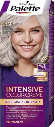 Palette Intensive Color Creme farba do włosów w kremie 9.5-21 Świetlisty Srebrny Blond