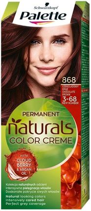 Palette Permanent Naturals Color Creme farba do włosów trwale koloryzująca 868/ 3-68 Czekoladowy Brąz