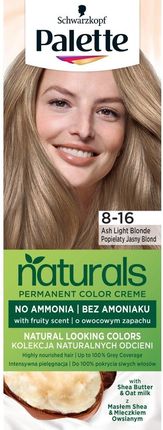 Palette Permanent Naturals Color Creme farba do włosów trwale koloryzująca 8-16 Popielaty Jasny Blond