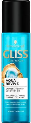 Gliss Aqua Revive Ekspresowa Odżywka Do Włosów Suchych i Normalnych 200 ml
