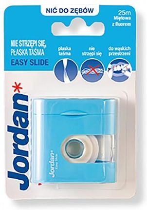 Jordan Dental Floss Easy Slide Nić Dentystyczna Z Fluorem 25M