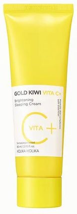Krem Holika Gold Kiwi Vita C+ nawilżający Z Efektem Rozjaśniającym na noc 80ml