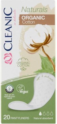 Cleanic Naturals Organic Cotton - Wkładki higieniczne 20szt wkładki higieniczne
