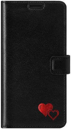 Surazo Wallet case Costa Czarny Red Serca Sony Xperia XA1