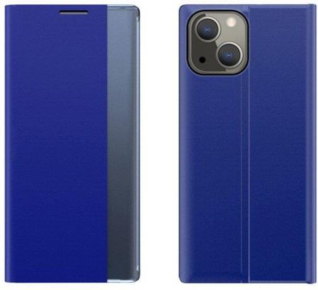 Hurtel Sleep Case Pokrowiec Etui z Klapką Typu Smart Cover iphone 13 Mini Niebieski