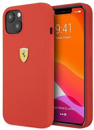 Ferrari FESSIHCP13MRE iPhone 13 6,1" 6,1" czerwony/red hardcase Silicone
