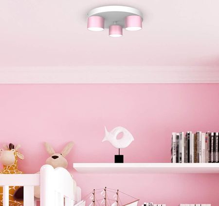 Milagro Lampa Sufitowa Dixie Pink White 3Xgx53 Mlp7556
