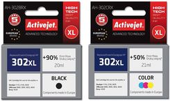 Activejet AH-302BRX/CRX Tusz do HP 302 czarny+kolor