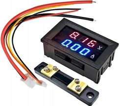 Zdjęcie Woltomierz amperomierz + bocznik 50A 100v + przewo - Sulejówek