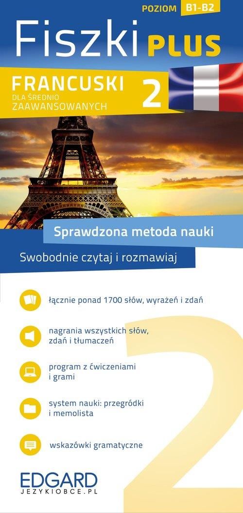 Nauka Francuskiego Fiszki Plus. Francuski Dla średnio Zaawansowanych 2 ...