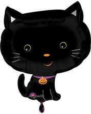 Zdjęcie Balon foliowy czarny kotek - 47 cm - Koluszki