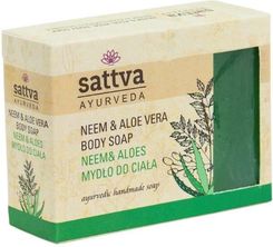 Zdjęcie Sattva MYDŁO W KOSTCE DO CIAŁA NEEM I ALOES 125g - Łaszczów