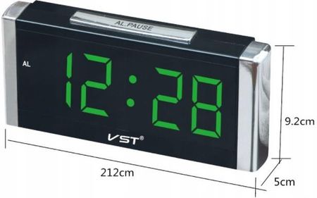 Vst Budzik Zegar Elektroniczny Sieciowy Led Vst-731 (VST731)