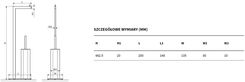 Zdjęcie Excellent Stojak Na Papier Ze Szczotką RIKO Złoty DOEX.1650GL - Nidzica