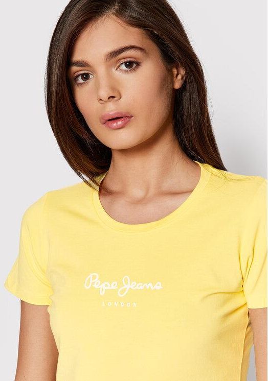 Pepe Jeans NEW VIRGINIA - T-shirt con stampa - white/bianco