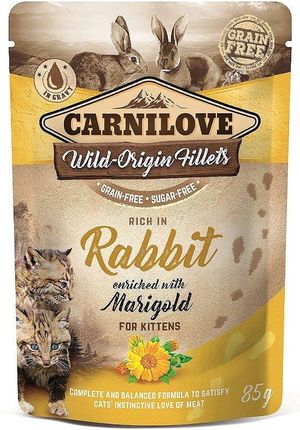 Carnilove Cat Pouch Rabbit Marigold 24x85g