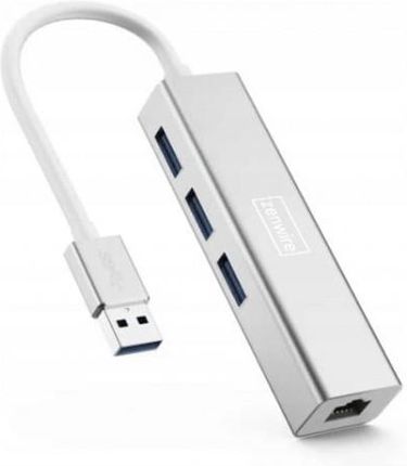 Przejściówka USB Ethernet HUB RJ45 Adapter LAN 2.0