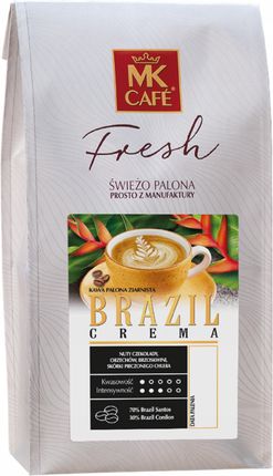 Mk Cafe Świeżo Palona Kawa Mk Fresh Brazylia Crema 1kg