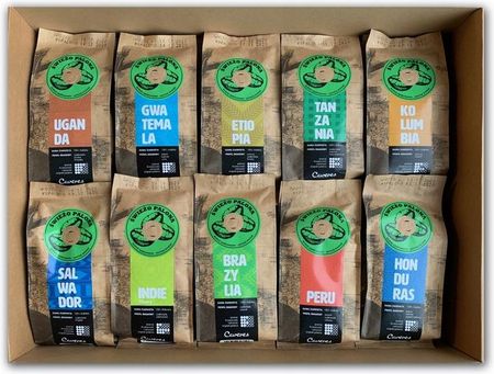 Zestaw Kaw Świata 10x250g kawa mielona Prezent - zdjęcie 4