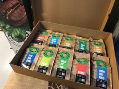 Zestaw Kaw Świata 10x250g kawa mielona Prezent